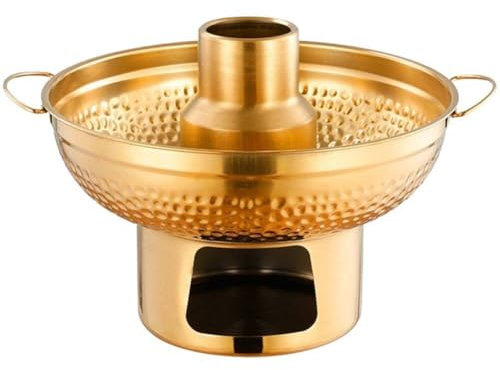 Marmite Shabu Shabu en Acier Inoxydable, Poêle Traditionnelle Chinoise, Marmite De Cuisson, Ustensiles De Cuisine