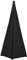 Mikinona Two-sided Speaker Stand Cover Black Speaker Stand Covers Reusable Stage Tool