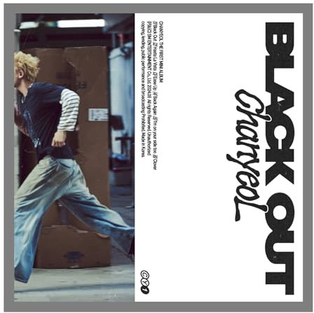 EXO Chanyeol Black Out 1st Mini Album Standard Night Version CD+1p Mini Poster on pack+88p PhotoBook+1p Slide Film+1p PostCard+1p PhotoCard+Tracking Sealed CHAN YEOL