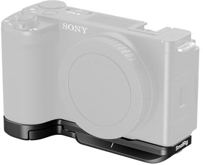 SMALLRIG ZV-E10 II Base Plate for Sony Alpha ZV-E10 II, Bottom Mount Plate with Quick-Release Plate for Arca, QD Socket, Hand Strap Hole, 1/4-20 Threaded Hole - 4950