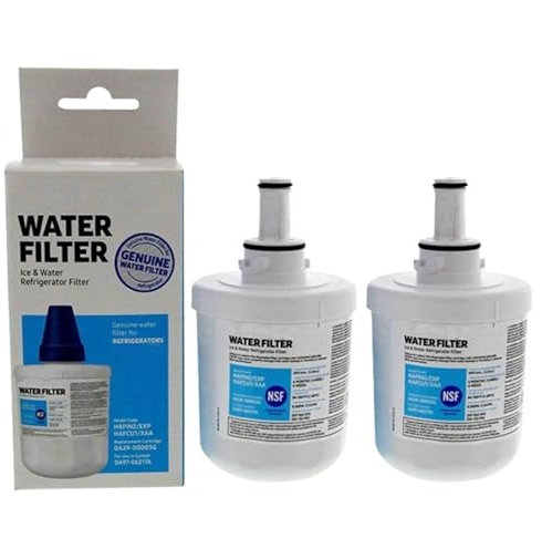DA29-00003G Refrigerator Water Filter, Replacement ，Compatible For Samsung DA29-00003G, DA29-00003B, DA29-00003A(2 pcs)