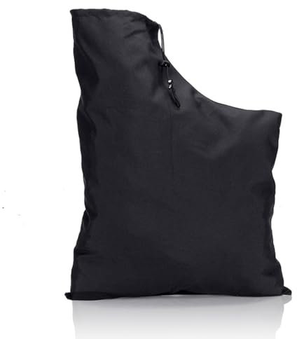 WBZOWRB Sac Universel pour Aspirateur Souffleur de Feuilles, Collecteur Ultra-souffleur, Noir, 1 Pièce