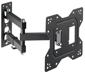conecto Soporte de Pared para TV con Brazo articulado, Soporte Universal Flexible de inclinación y orientación, máx. VESA 200 x 200 mm, para monitores Planos y curvos de 23 a 43 Pulgadas de hasta 30