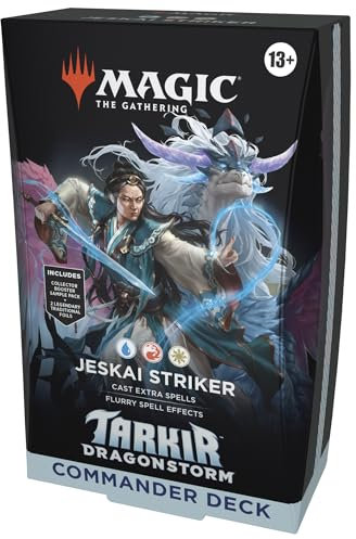 Mazo de Commander de Tarkir: Tormenta dracónica de Magic: The Gathering: Ofensiva de los Jeskai (Versión en Inglés)