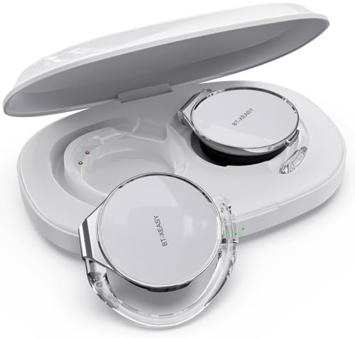 On Ear Headphones Bluetooth 5.4, Noise Cancelling Open Ear Headphones Wireless, Water-Drop Shaped Clip On Sport Headset Bluetooth with 4 Microphone, Comfort Fit Earphones with Long Battery Life