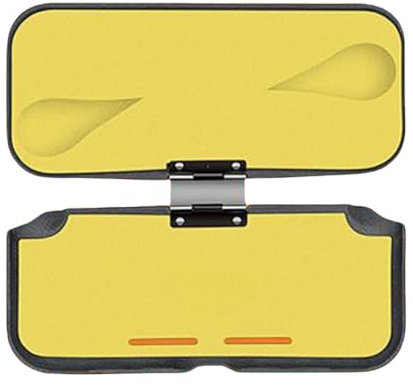 AARONMEI Protective Hard Case Compatible with Nintendo Switch Lite with Rotatable Stand, Magnetic Closure & Shockproof Design (Yellow)