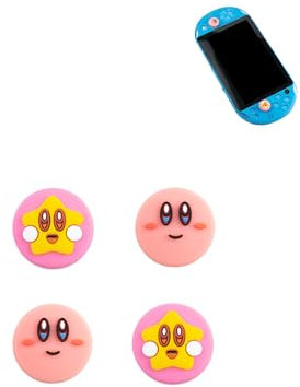 (4 Pack) Joystick Kappen für PSV 1000/PSV 2000/PS Vita, yystao silikon-schlüsselkappen Joystick-Ersatzabdeckungen für PSV 2000, Ersatzteile kompatibel mit PS Vita