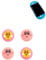 (4 Pack) Joystick Caps for PSV 1000/PSV 2000/PS Vita, yystao Silicone Key Caps Joystick Replacement Covers for PSV 2000, Replacement Parts Compatible with PS Vita