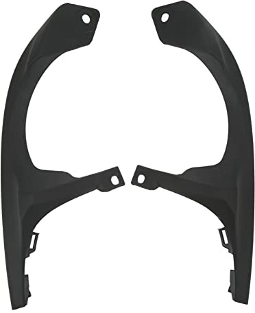 Tail Throat Frame Cover, Auspuffblenden Abdeckung, 2 Stück Matte Schwarz Für 11th 2022 + - Passgenauer Ersatz, Hochwertiges ABS Material, Stilvolles Design Für Auto