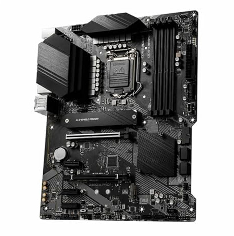 Placas Base de Ordenador Placa Base Fit For MSI LGA 1200 Z490-A Pro de 128 GB, Compatible con Memoria Intel Z490 PCI-E 3.0 for PC Escritorio, Ranura M.2 Doble Canal DDR4 a 4000 MHz