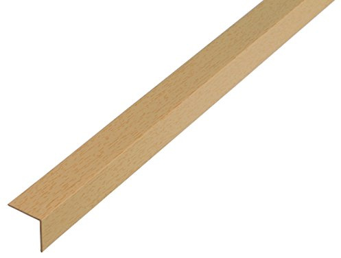 Alberts 478742 Winkelprofil | Kunststoff, Dekor Buche | 2000 x 20 x 20 mm