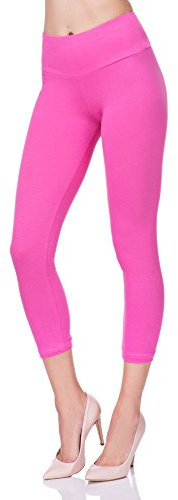 FUTURO FASHION® - Legging Court de Sport - Taille Haute/empiècement Gainant - LWP34 - Rose pâle - 38