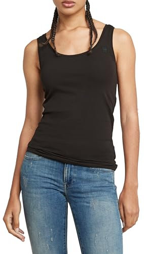 G-Star para Mujer Camiseta Sin Mangas Base, Negro (Black D07210-3310-990), M