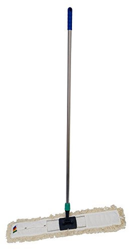 Wischset 80 cm 3-teilig ( 1 x Klapphalter 80 cm 1 x Alu-Stiel 140 cm 1 x Baumwollmopp ) Bodenwischset Wischerset Bodenwischer Mopphalter Klapphalter Baumwolle 80cm
