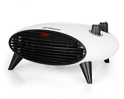 Orbegozo FH 5034 - Calefactor eléctrico con termostato regulable, 2000W de potencia, 2 posiciones de calor y función ventilador de aire frío