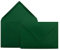 200 Briefumschläge DIN C6 Dunkelgrün Grün - 11,4 x 16,2 cm - Kuverts mit 80 g/m² Nassklebung spitze Klappe - Umschläge ohne Fenster - Colours-4-you