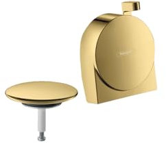 hansgrohe Exafill S Set Complet de vidage pour baignoire standard et spéciale, aspect doré poli, 58117990