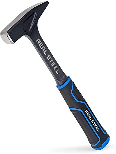 REAL STEEL 0572 Cross Pein Blacksmith Hammer, Forged in One Piece Steel, 11-Ounce