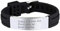 Bandmax schwarz Silikon Armband für Damen Herren sportliche Schildarmband mit personalisierter Edelstahl ID-Platte Name Texte Gravur Armband Modeschmuck für Weihnachten