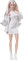 Barbie GXB28 - Signature Looks Puppe (groß, blond), bewegliche Modepuppe mit weißem Kleid und Plateaustiefeln, ab 6 Jahren