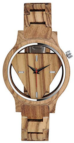 SUPBRO Holzuhren Herren & Damen Unisex Holzuhr Holz-Armbanduhr Analoge Quarzwerk Uhren Armband Einzigartige