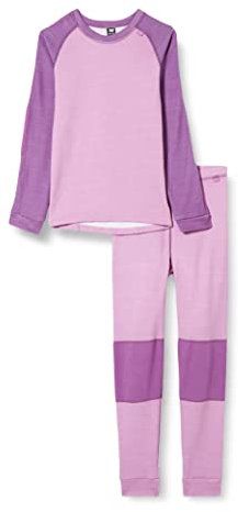 Helly Hansen K Hh Lifa Merino Set, Pantalones De Senderismo Unisex Niños, Violeta (Purple), 6