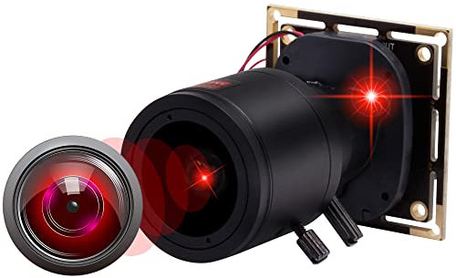 G 2.8-12mm USB Kameramodul 1.3mp 0.01lux Webcam modul HD geringe Beleuchtung Webkamera,960P 3.6mm Objektiv USB Kamera,Mini iEingebettet Kamera platinen Windows Mac Raspberry Pi Web Cammodule