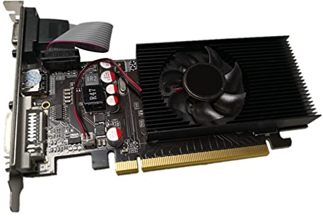 Evarbuild GT210 1 GB DDR2 64 Bit Karte PCIE 2.0 GPU – kompatible VGA-Desktop-Grafikkarte