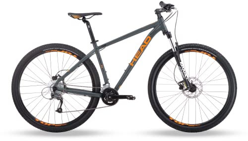 HEAD Granger Mountainbike, Grau matt/orange, 42 cm
