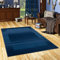 Pergamon Designer Teppich Samba Modern Dunkelblau Bordüre in 5 Größen