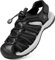 Unitysow Sandales de Randonnée Femme Été Nu-Pieds Sport D'extérieur Bout Fermé Marche Trekking, Noir, Taille 40