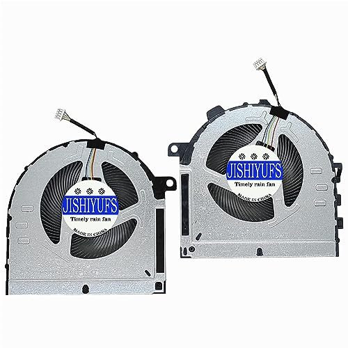 JISHIYUFS Sostituzione Nuova CPU+GPU Ventola di raffreddamento per Lenovo IdeaPad Gaming 3-15ACH6 3-15IHU6 82K2 BAPB0809R5HHY002 BAPB0809R5HY001 FNLY DFS5K12B159A1H FNLX DFS5M325M325M325 063B100H DV5V