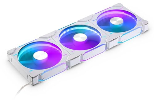 Phanteks D30 Reverse Airflow 140mm DRGB PWM Fan Triple Pack - White