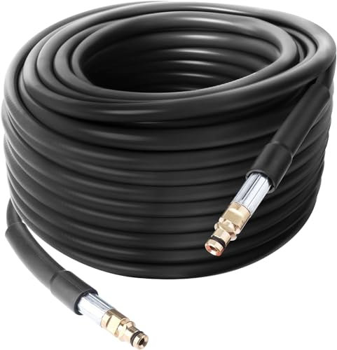 15M/49.2Ft Replacement Pressure Washer Hose Compatible with Karcher K Series K2 K3 K4 K5 K6 K7, Replacement Jet Wash Hose Extension High Pressure Pressure Washer Hose