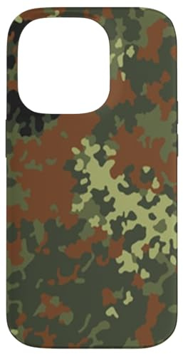 Flecktarn Camo Camouflage Bundeswehr Militär Hülle für iPhone 14 Pro