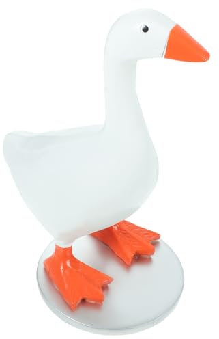 Amosfun porta occhiali divertente arredamento della camera da letto Home decor regalo simpatico ornamento portachiavi scultura decorazione della scrivania Anatra statua 3d