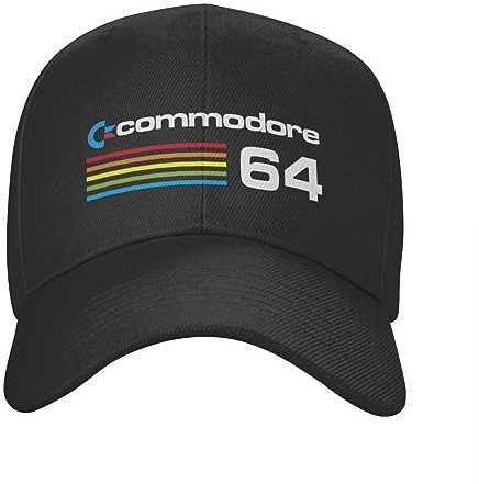 CIZIEOE Baseballmütze Basecap Nach Commodore 64 Baseball Kappe Frauen Männer Atmungsaktive C64 Amiga Computer Trucker Hut Sport