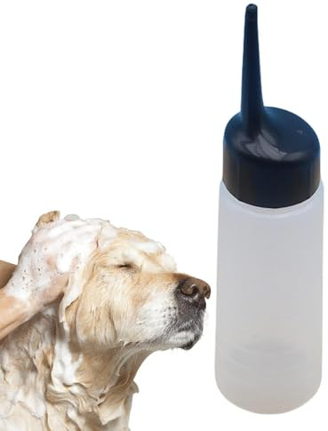 Renchey Dog Shampoo Dispenser - 150ml Professional Pet Shampoo Dilution Bottles - Pet Shampoo Mixing Bottle, Refillable & Dispensing Pet Wash Bath Supplies for Children, Puppy