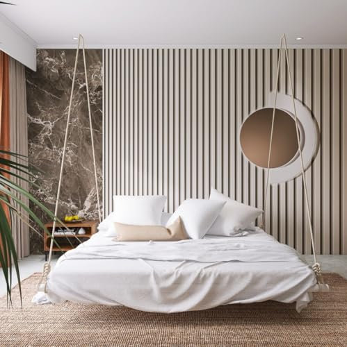 NAWVNMI Photo Wallpaper European Style - Peel and Stick Self-Adhesive Retro Wall Mural Decoration Geometric Marble Removable Wallpaper for Walls Bedroom Living Room Bathroom