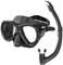 Seac Set Elba Valve, Set Snorkeling con Maschera Subacquea e Snorkel con Valvola di Spurgo Acqua per Adulti e Ragazzi