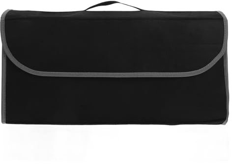 JECOMPRIS Kofferraum-aufbewahrungstasche Faltbar Filz-organizer Fürs Auto Tragbare Aufbewahrungstasche Für Fahrzeuge Van Und Zuhause Schwarz