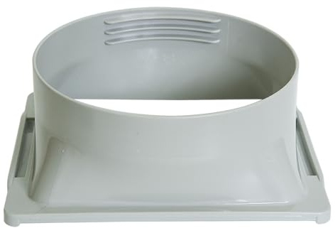 Ruolin Adaptador de Tubo para Aire Acondicionado 150mm, Conector de Manguera de Aire Acondicionado Acoplador de Manguera de Escape de Aire Acondicionado Portatil