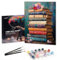Bougimal Peinture par Numéro Adulte Paysages avec Pinceaux et Acryliques Bricolage Peintures Kits, pour la Décoration Intérieure maison, Livres 2, 28x35cm(Avec Cadre)