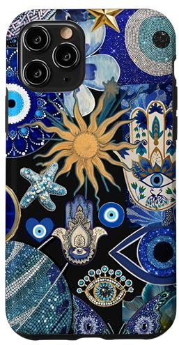 Evil Eyes Charm For Protection Collage Case for iPhone 11 Pro