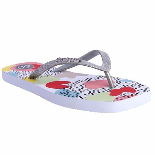 DON ALGODON Chanclas Mujer – Chanclas para Playa y Piscina - Sandalias Flip Flop de Goma con Suela Antideslizante y ligera (Multicolor, Sistema tallas calzado EU, Adulto, Mujer, Números, mediano, 40)