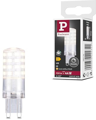 Paulmann 29234 Standard 230V LED Stiftsockel G9 550lm 4,2W 2700K dimmbar Klar