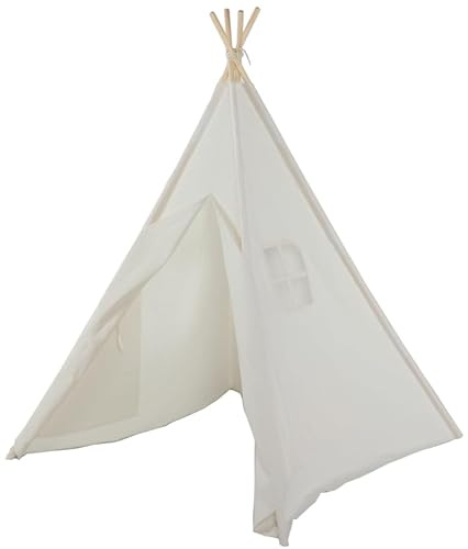6 Pack Kids Tent Indoor with Inflatable Airbeds, Teepee Tent for Kids Slumber Party, Foldable Toddler Play Tent Sleepover Tents for Girls & Boys Gift