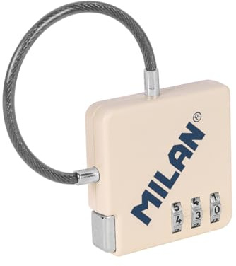 MILAN® Candado con cierre de combinación, colección 430 since 1918, beige