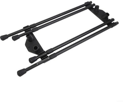 Besttoolifes Tischbeine aus Aluminiumlegierung für Campingtisch-Ersatzteile, leichte Zeltmöbel mit verstellbaren Höhenverbindern, für IGT-kompatibel im Freien (4 Beine, 2 Glieder)