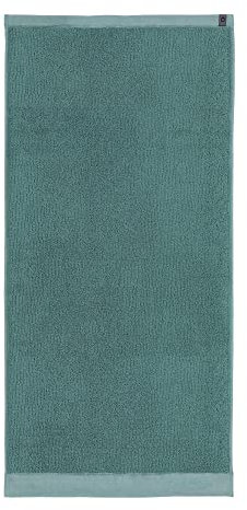 ESSENZA Handtuch Connect Organic Lines Uni Frottier Grün, 60x110 cm